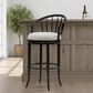 Armen Living Luther Bar Height Stool in Dark Brown, , large