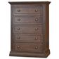 Sorelle Furniture Providence 5-Drawer Chest in Chocolate, , large