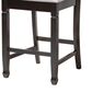 Baxton Studio Lanier Counter Height Pub Chair with Grey Cushion in Espresso Brown (Set of 2), , large