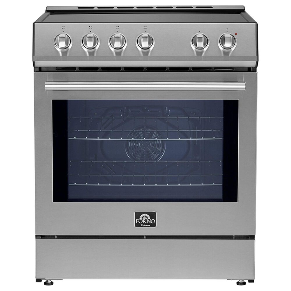 Forno Leonardo 30" Slide-In Induction Range in Stainless Steel, , large