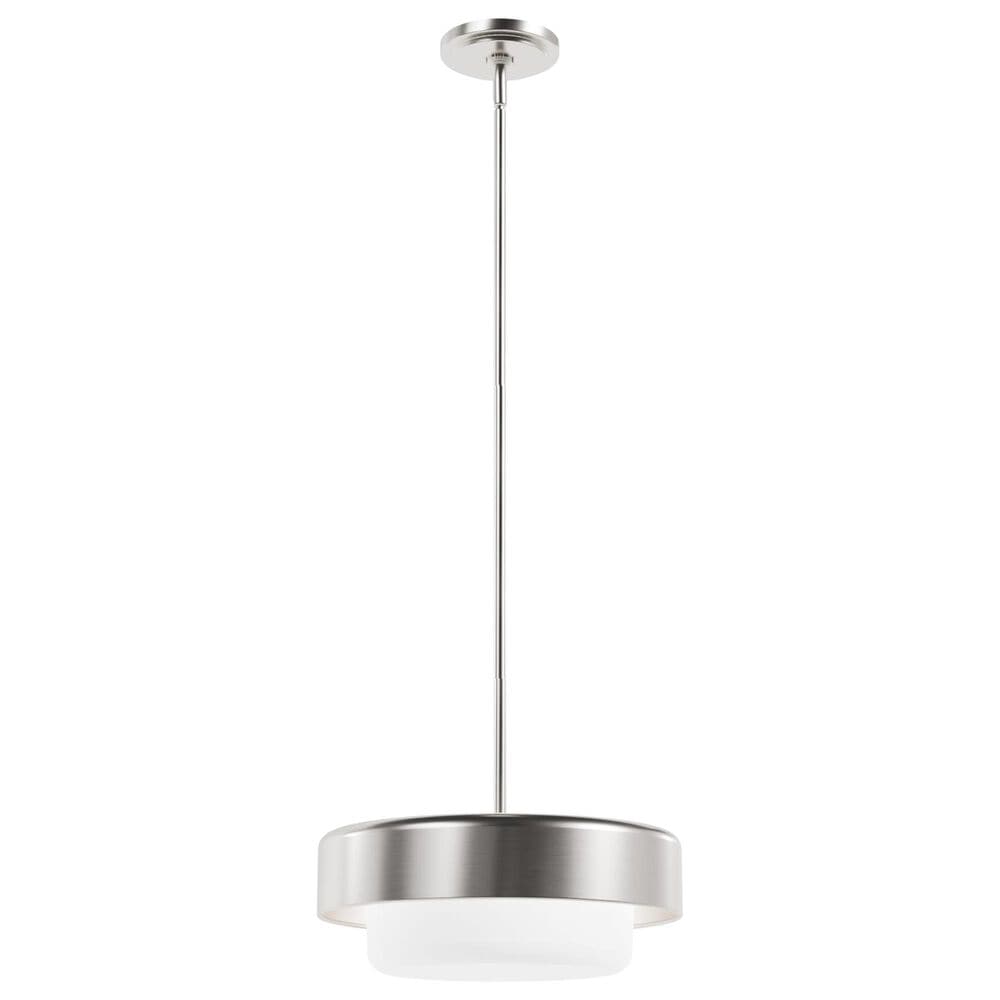 Hunter Station 2-Light Pendant in Brushed Nickel, , large