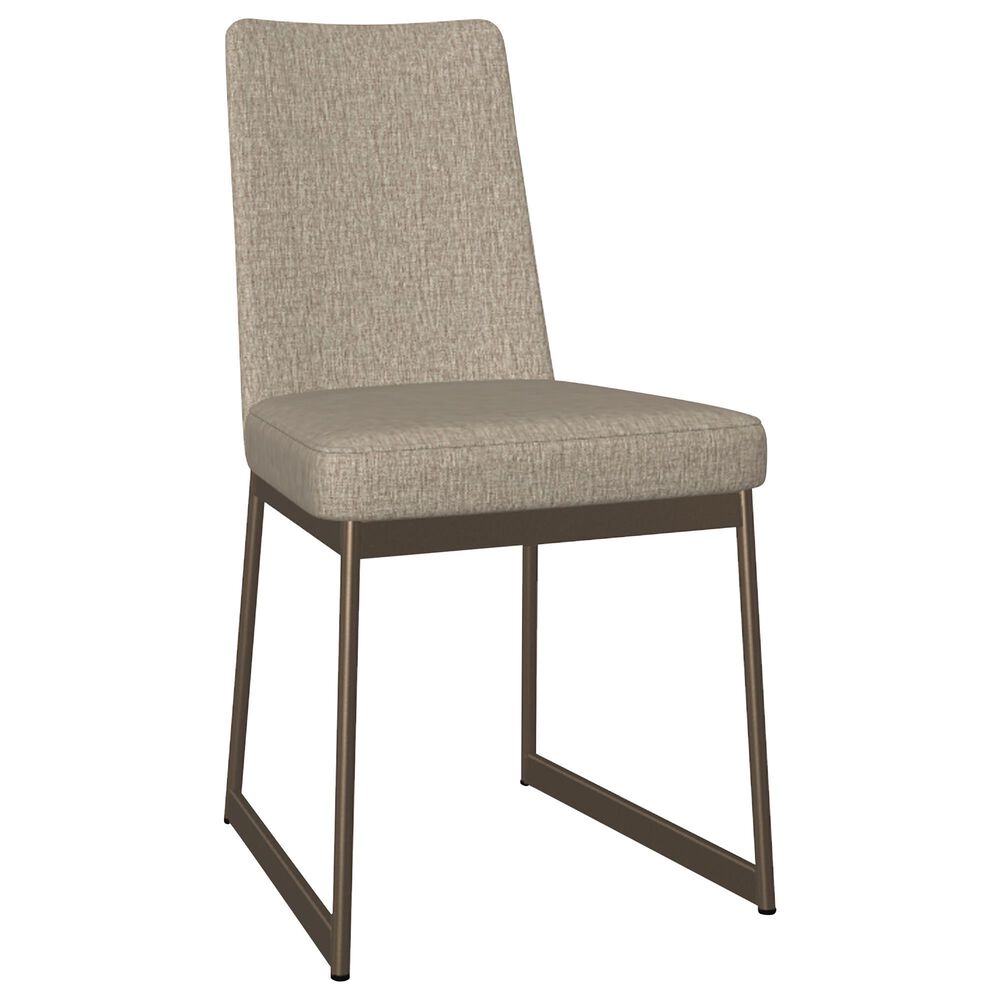 Amisco Zola Side Chair in HT Shiitake, , large