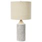 Creative Coop 12" Round Cement Desk Lamp in Cement Grey, , large