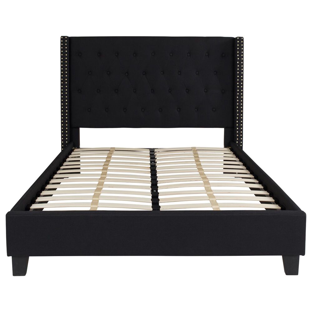 Flash Furniture Riverdale Full Platform Bed in Black, , large