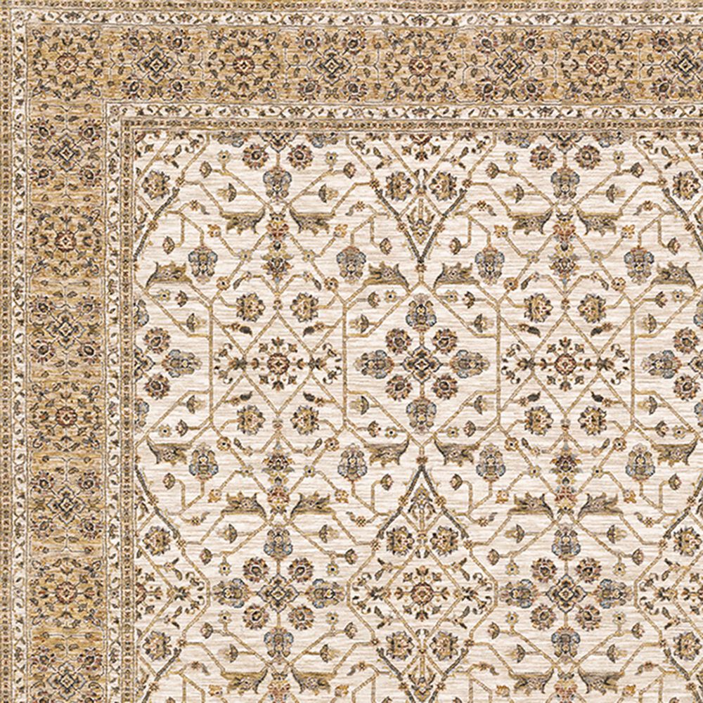 Oriental Weavers Maharaja Domica 1J 9&#39;10&quot; x 12&#39;10&quot; Ivory Area Rug, , large
