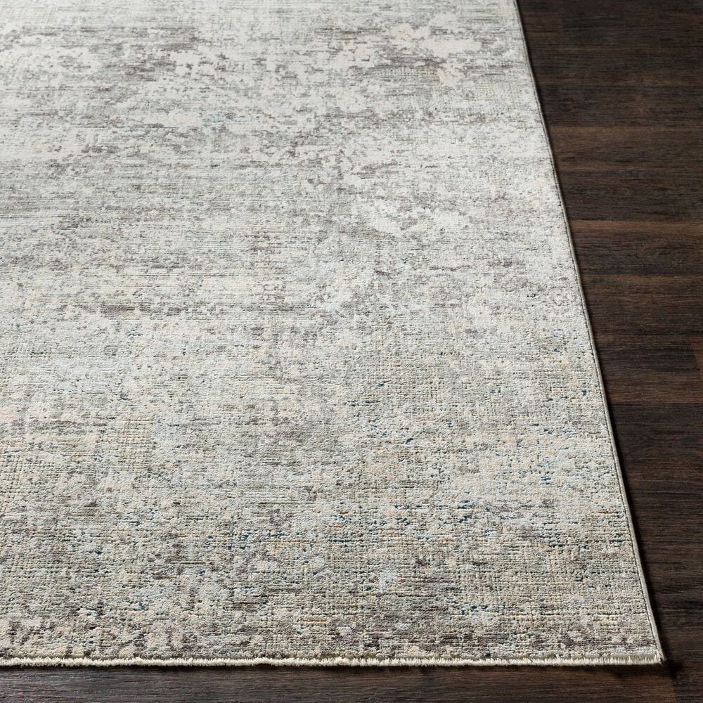 Surya Presidential Ice Blue, Gray, Dusty Sage, Wheat, Charcoal, Ivory, Blue, Light Olive, Saffron and Orange 11&#39;6&quot; x 15&#39;6&quot; Area Rug, , large