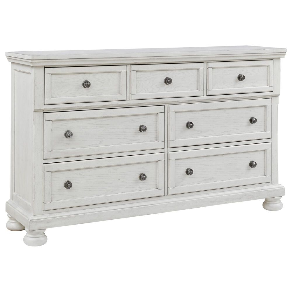 Ashley Robbinsdale 3 Piece Queen Bedroom Set in Antique White, , large