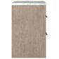 Ashley Senniberg 2 Drawer Nightstand in Light Brown and White, , large
