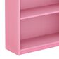 HOMLUX 3-Tier Display Bookshelf with Adjustable Shelves in Pink, , large