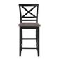 Davis International Counter Table and 6 Counter Stools in Black, , large