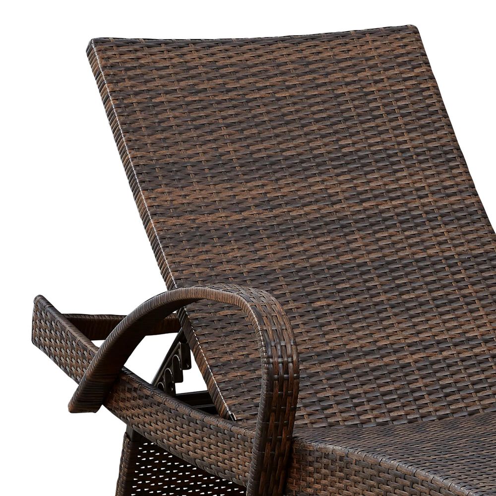 Ashley Kantana Patio Chaise Lounge in Brown &#40;Set of 2&#41;, , large