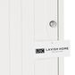 Timberlake Lavish Home 67" Tall Bathroom Storage Cabinet in White/Silver, , large