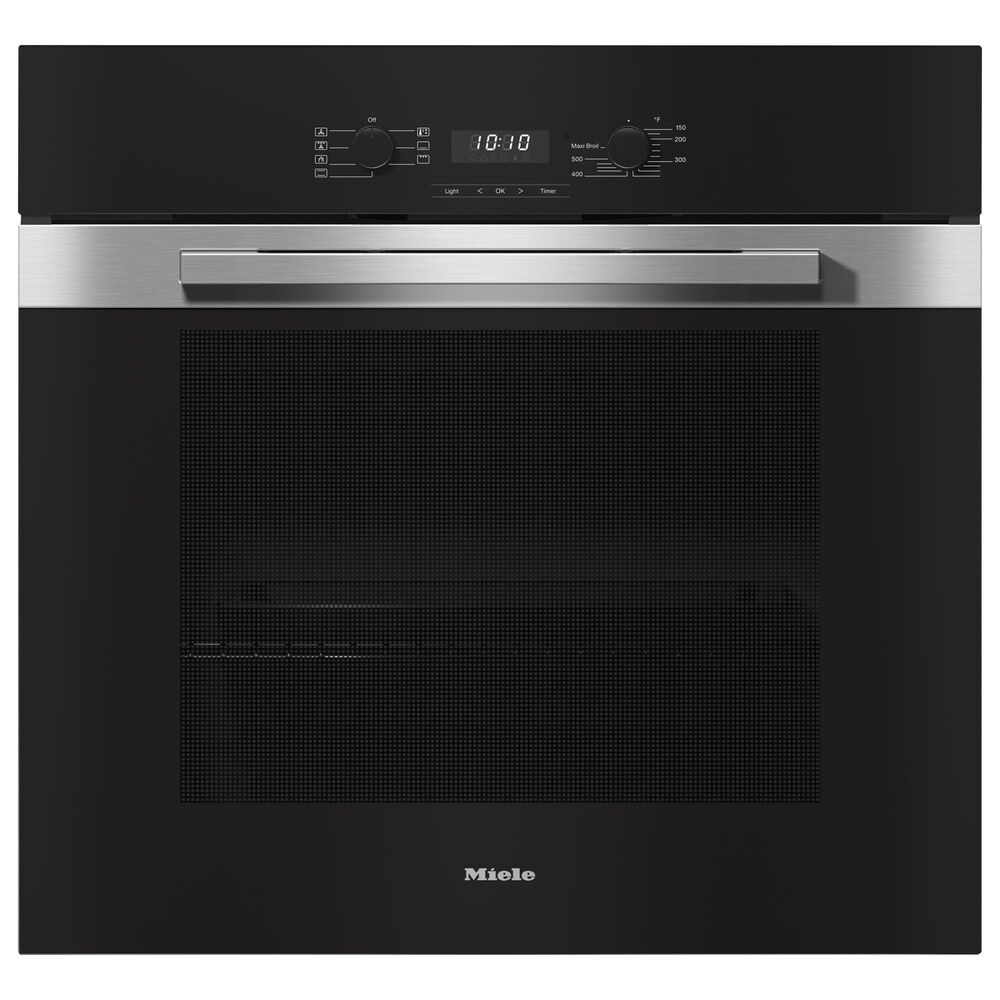 Miele PureLine 30" Single Electric Wall Oven with Convection in Stainless Steel, , large