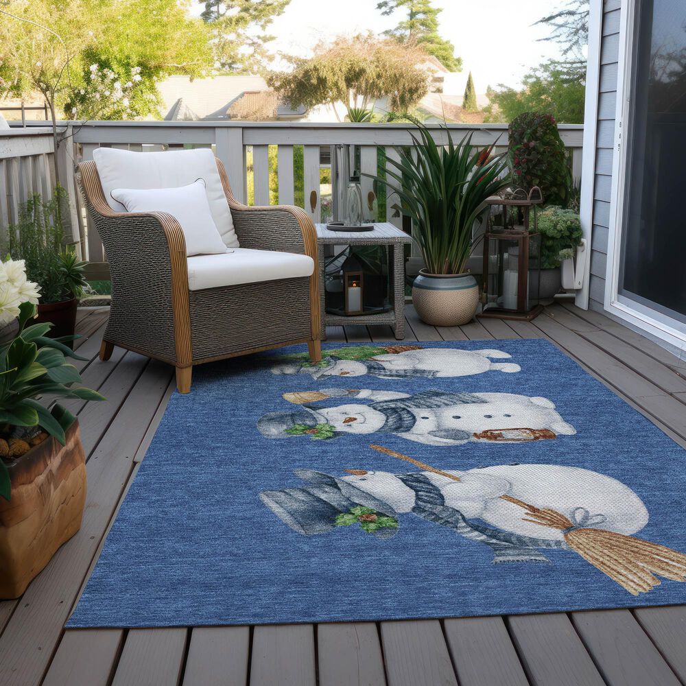 Dalyn Rug Company Wonderland WN34 Navy 5&#39; x 7&#39;6&quot; Area Rug, , large