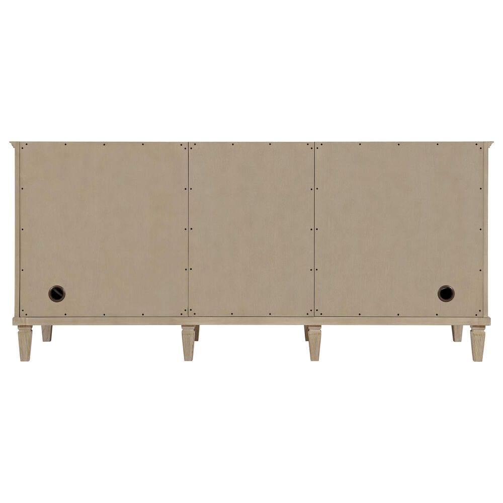 James Martin Vanities Lorelai 72" Double Bathroom Vanity in Whitewashed Oak with 3 cm Eternal Jasmine Pearl Silestone Top, Rectangular Sinks and FreePower Wireless Charger, , large