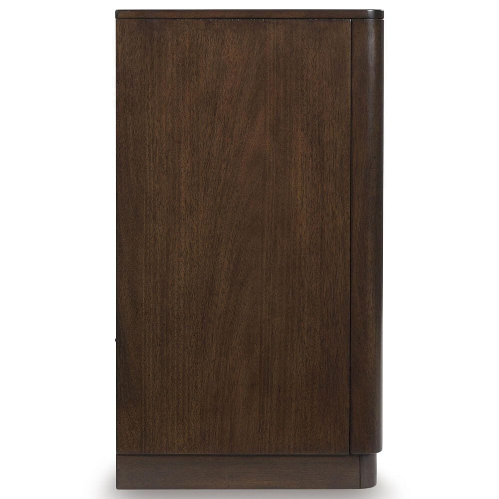 Ashley Kendamor Dining Server in Dark Brown and Matte Black, , large