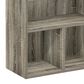 HOMLUX 3-Tier Display Bookcase with Adjustable Shelves in French Oak, , large