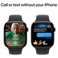 Apple Watch Series 10 GPS 42mm Jet Black Aluminum Case with Black Sport Band - M/L, , large
