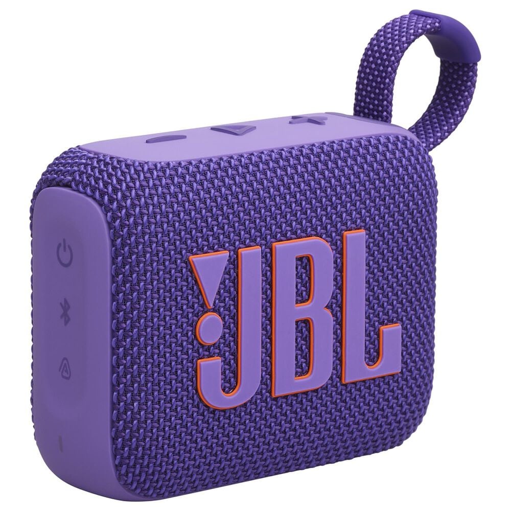 JBL Go 4 Portable Waterproof Bluetooth Speaker in Purple, , large