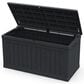 Hearth and Haven 230-Gallon Outdoor Plastic Deck Box in Black, , large