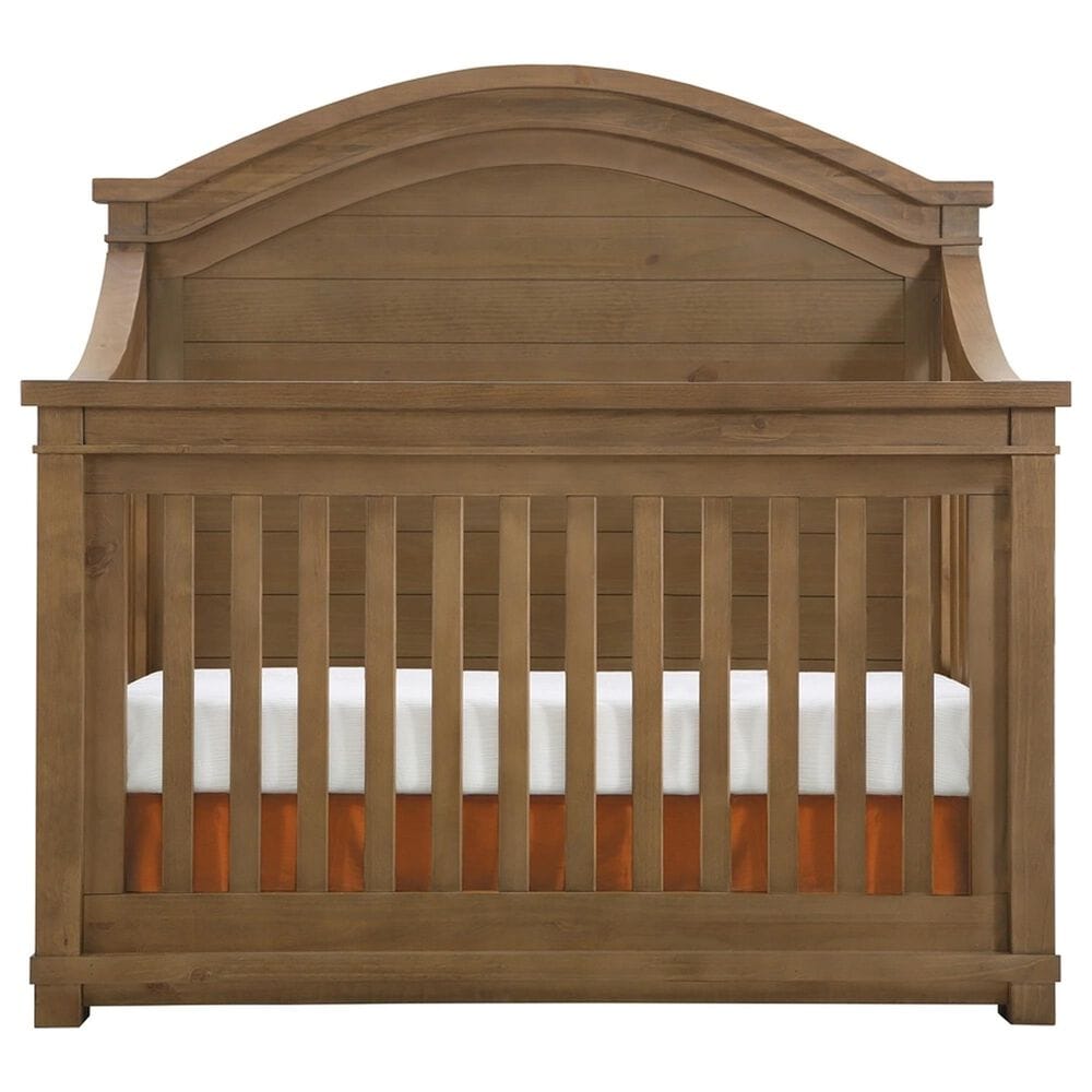 Baby Appleseed Rowan Arch Top Crib in Sandwash, , large
