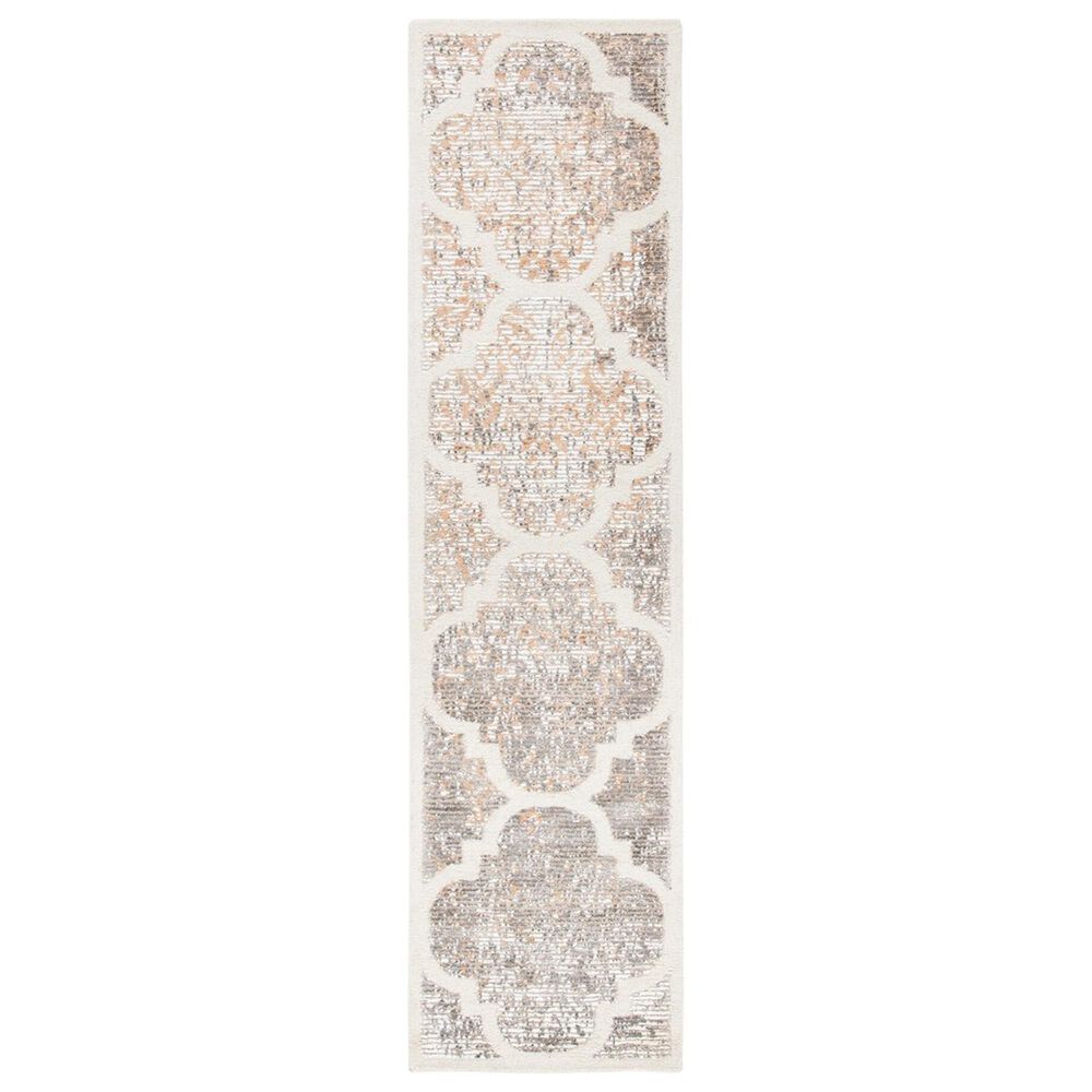 Safavieh Artistry ARR668D 2"3" x 9" Ivory and Gold Runner, , large