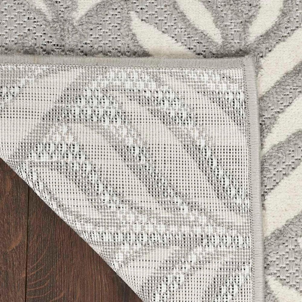 Nourison Aloha 7&#39; x 10&#39; Grey Indoor/Outdoor Area Rug, , large