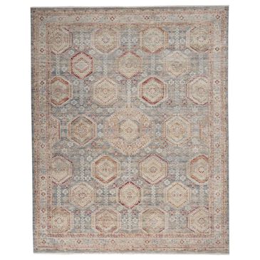 Nourison Homestead HMS01 8" x 10" Light Blue Area Rug, , large