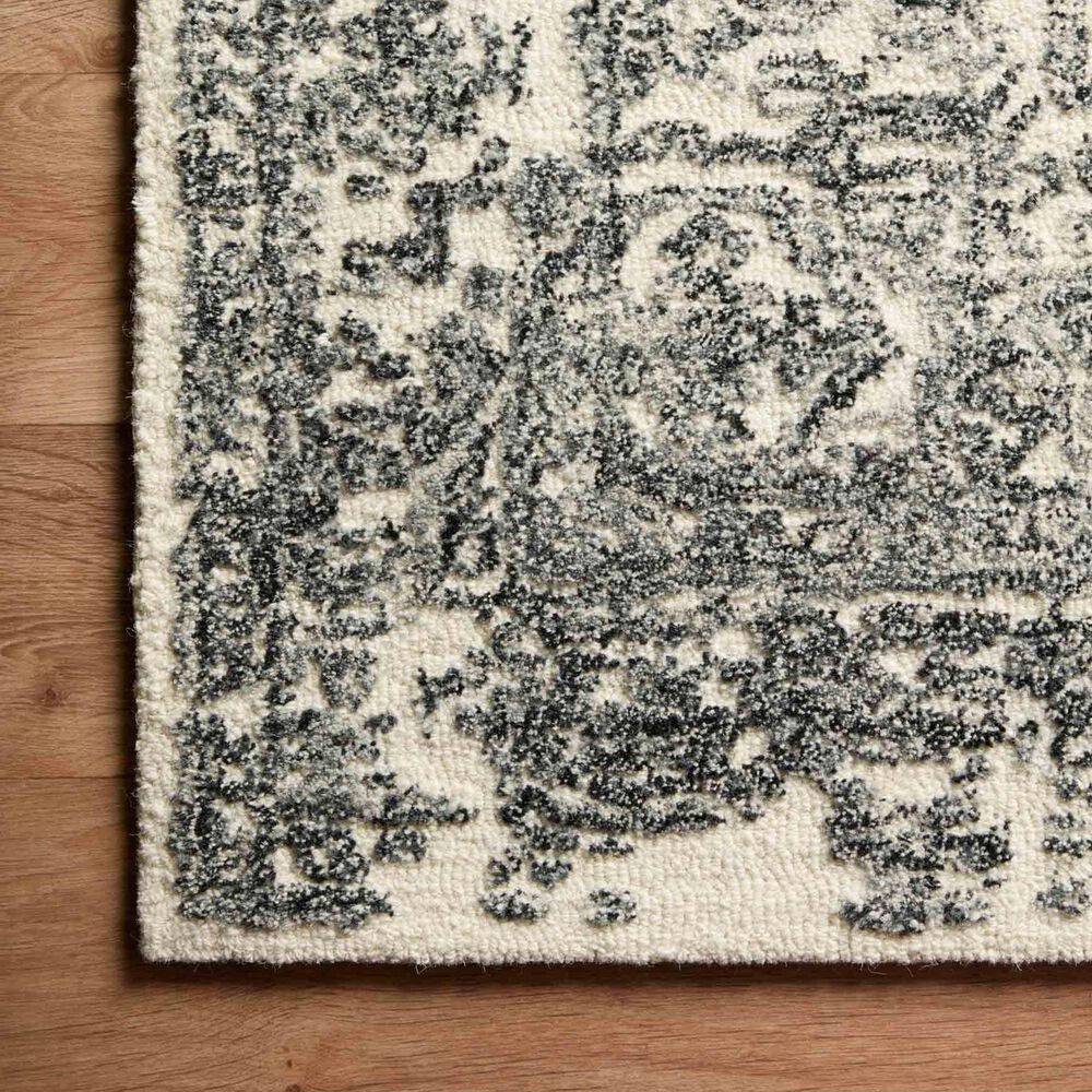 Magnolia Home Annie ANN-02 2&#39;3&quot; x 3&#39;9&quot; White and Black Area Rug, , large