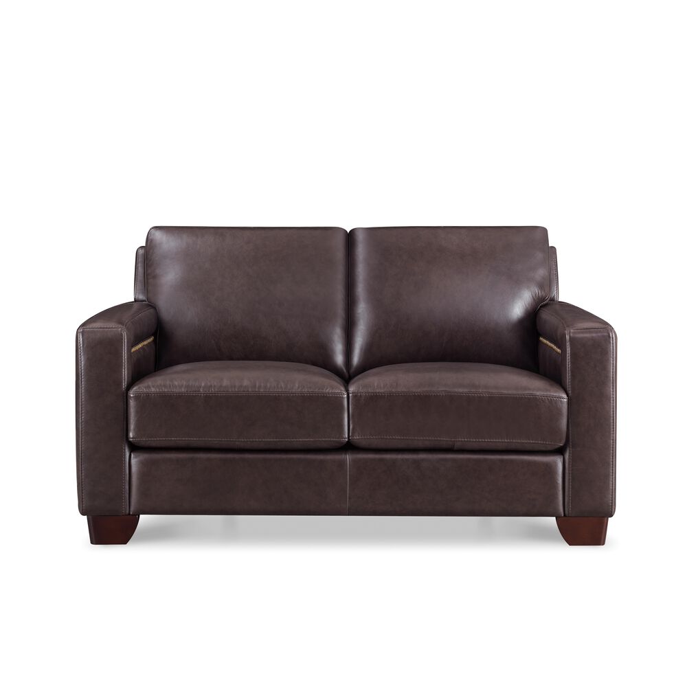 Hydeline Alice Stationary Loveseat in Manchester Brown, , large