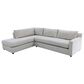 Fulton Home Brooklyn 2-Piece Stationary Sectional with Left Facing Chaise in Claudia Linen, , large