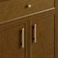 James Martin Bellshire 30" Single Bathroom Vanity in Honey Oak with Single Hole 3 cm White Zeus Silestone Top and Rectangular Sink, , large