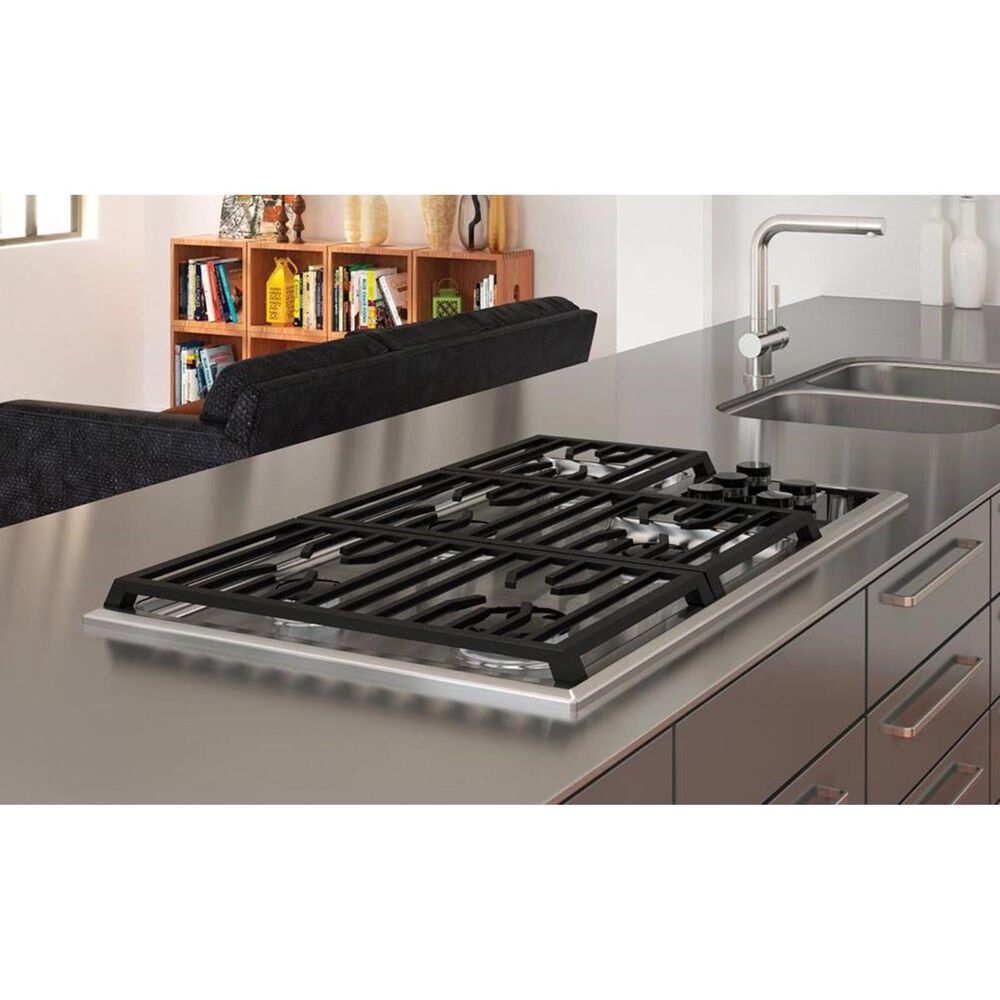 Wolf 36&quot; Liquid Propane Gas Cooktop in Stainless Steel, , large