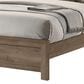 Crown Mark Valor Full Panel Bed in Light Brown, , large