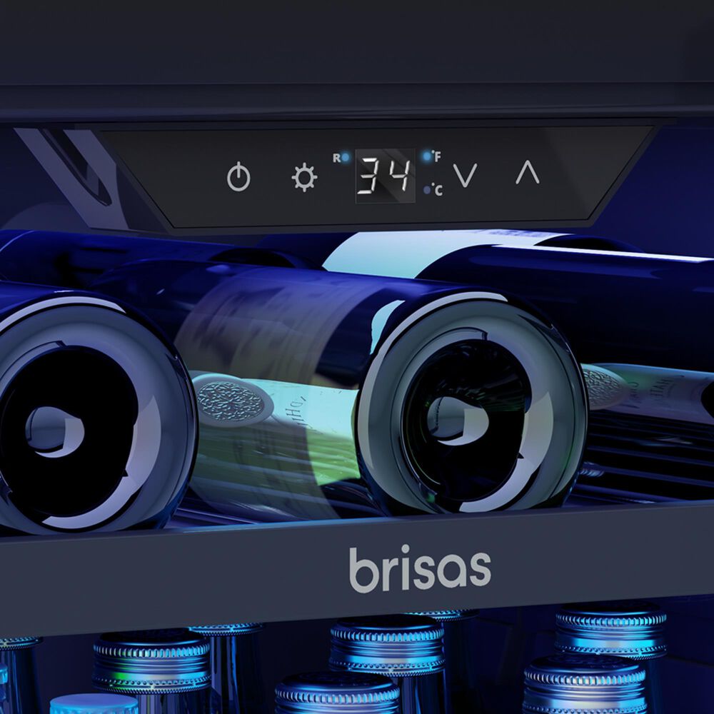 Zephyr 5.11 Cu. Ft. Single Zone Beverage Cooler with Glass Door in Stainless Steel, , large