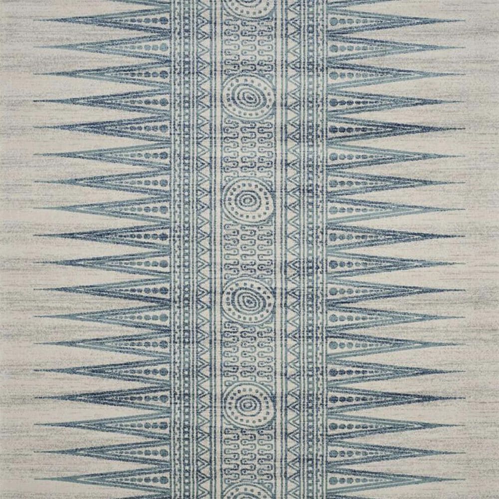 Safavieh Evoke EVK226T 2&#39;2&quot; x 4&#39; Ivory and Turquoise Runner, , large