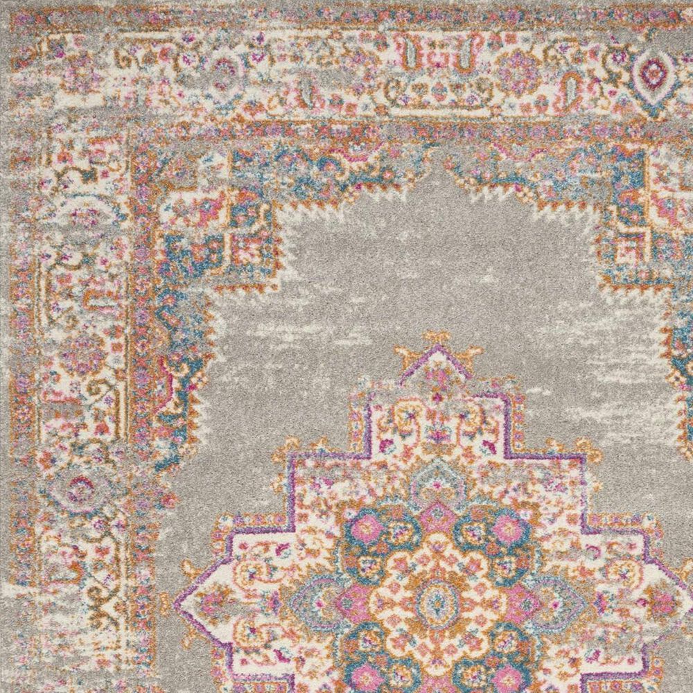 Nourison Passion PSN03 5&#39;3&quot; x 7&#39;3&quot; Grey Area Rug, , large