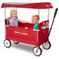 Radio Flyer 3-In-1 Folding Wagon with Canopy in Red, , large