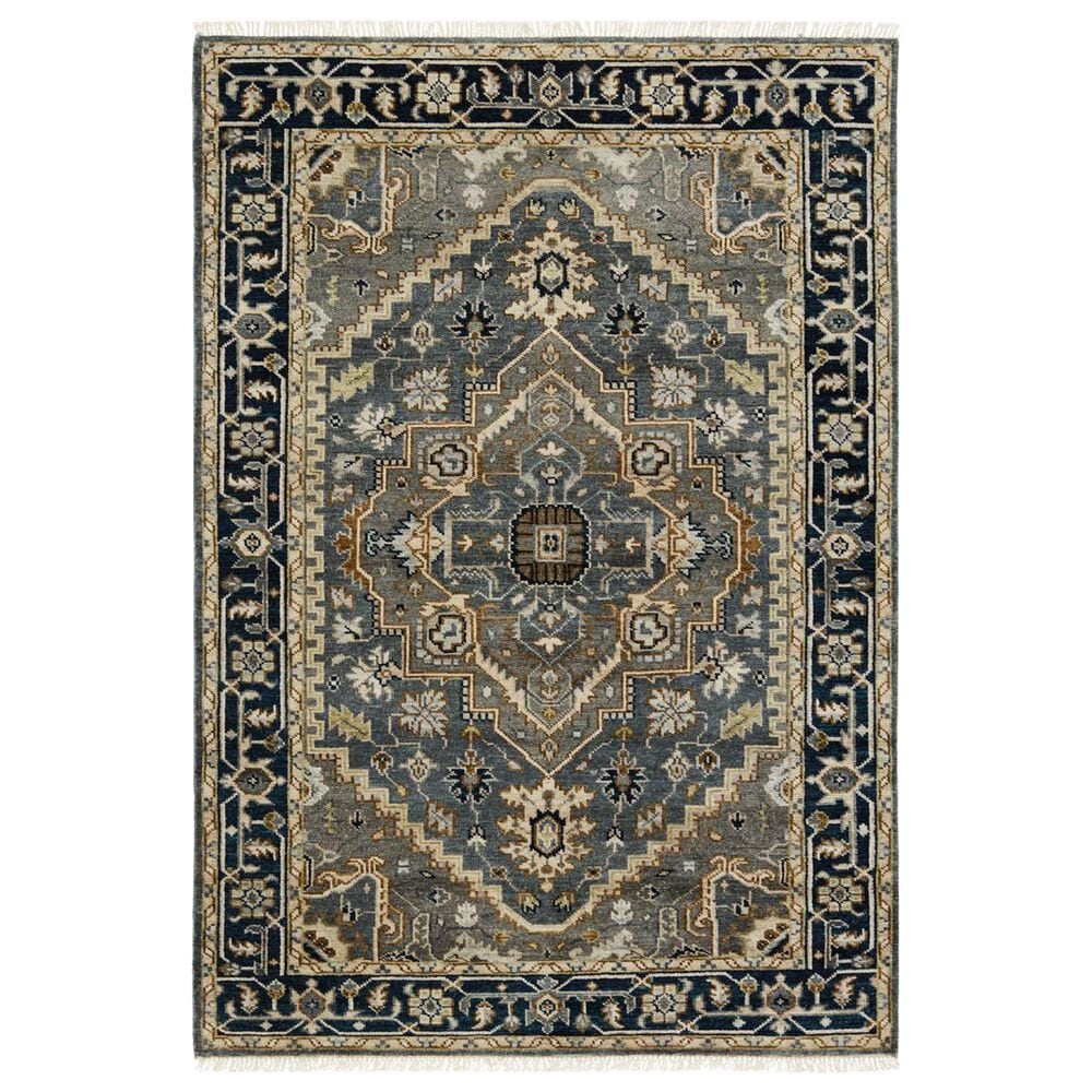 Jaipur Liberty Gargoyle and Monument 10" x 14" Area Rug, , large