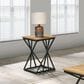 Furniture of America Wheaton 3-Piece Table Set in Natural and Black, , large