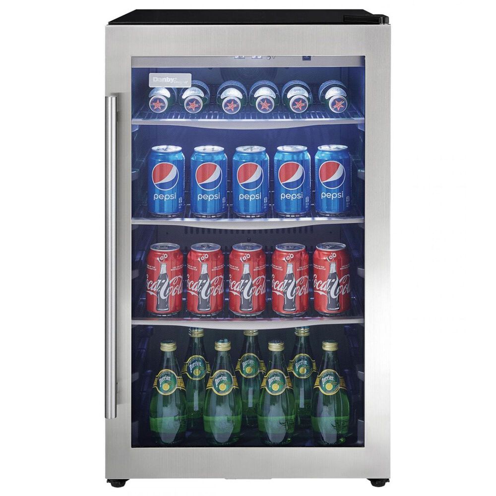 Danby 4.3 Cu. Ft. Free-Standing Beverage Center in Stainless Steel, , large
