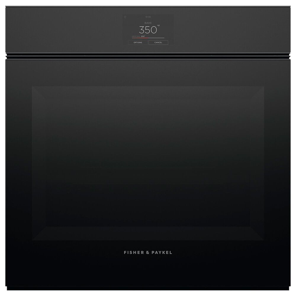 Fisher & Paykel Minimal 24" Single Electric Wall Oven with 16 Functions in Black, , large