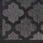 Nourison Easy Care 8" x 10" Charcoal and Black Indoor/Outdoor Area Rug, , large