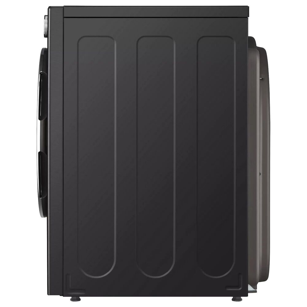 LG 7.8 Cu. Ft. Front Load Electric Dryer with Dual Inverter Heat Pump in Black Steel, , large