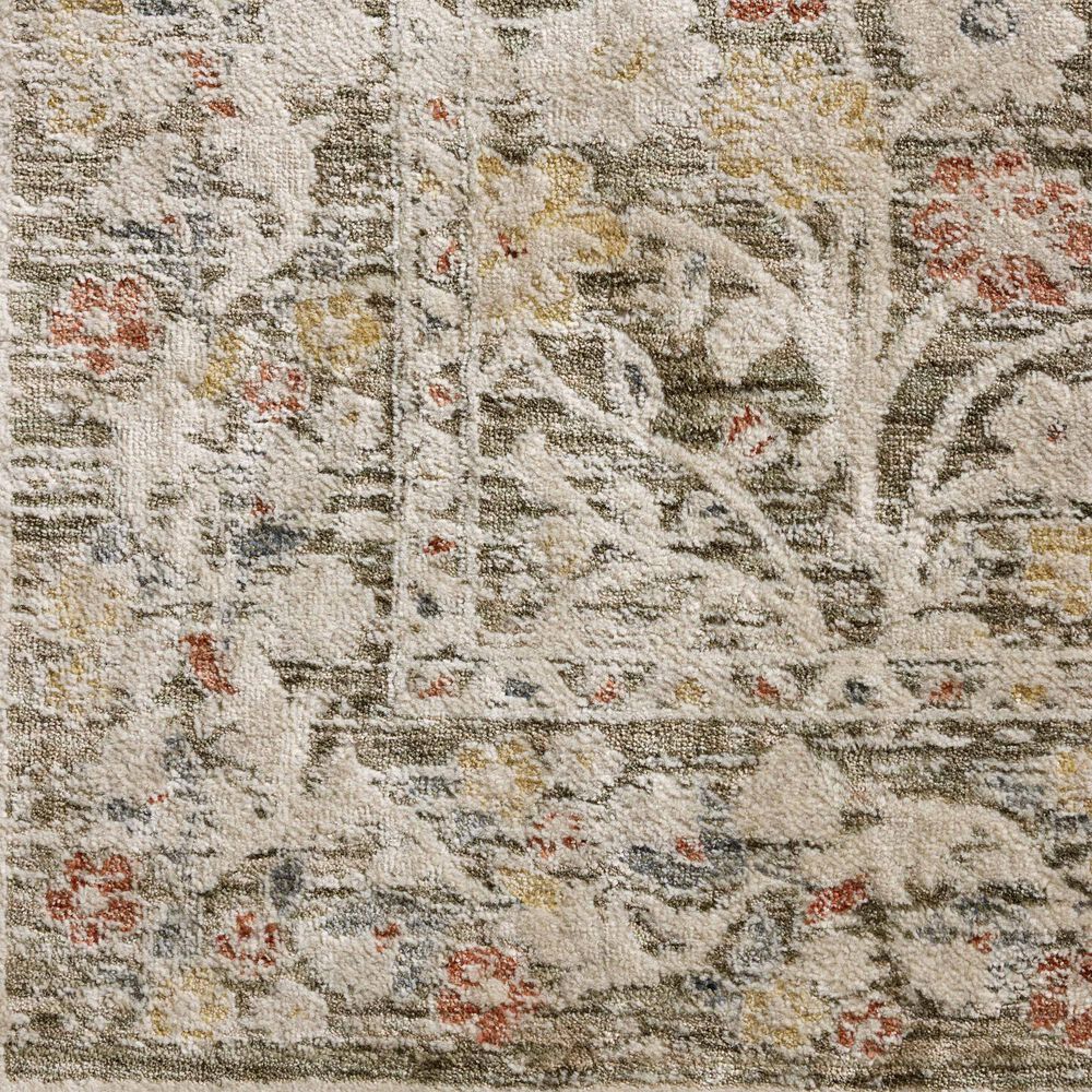 Loloi Clarisse Olive and Multicolor 6&#39;3&quot; x 9&#39;6&quot; Area Rug, , large