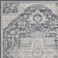 Central Oriental Melbourne Davante 7"10" x 9"10" Lagoon and Vanilla Area Rug, , large