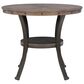 Linon Home Decor Franklin Counter Height Table in Pewter and Grey - Table Only, , large