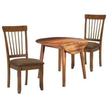 Ashley Berringer 3-Piece Dining Set in Rustic Brown, , large
