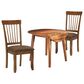 Ashley Berringer 3-Piece Dining Set in Rustic Brown, , large