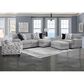 Moore Furniture Cleo Chair and a Half in Pebble, , large